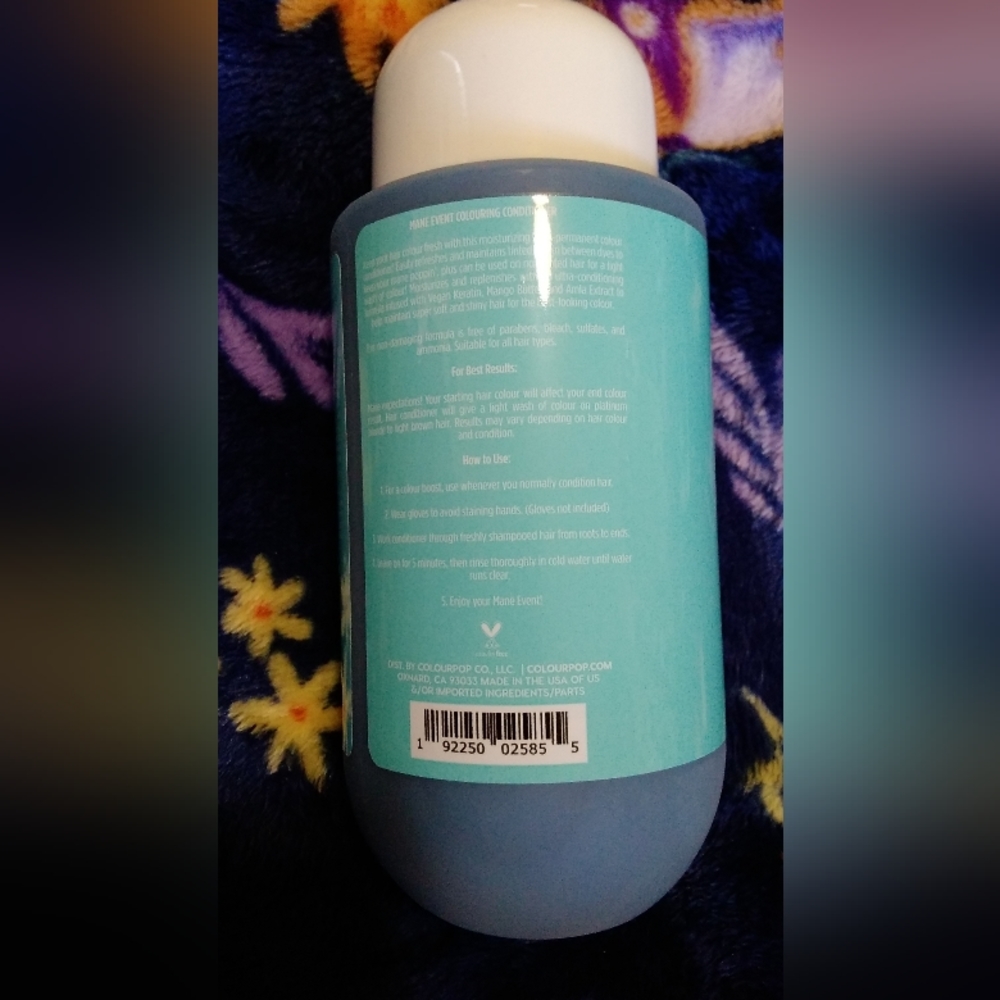 🆕️Colourpop Mane Event Colouring Conditioner | Turquoise - Picture 5 of 10